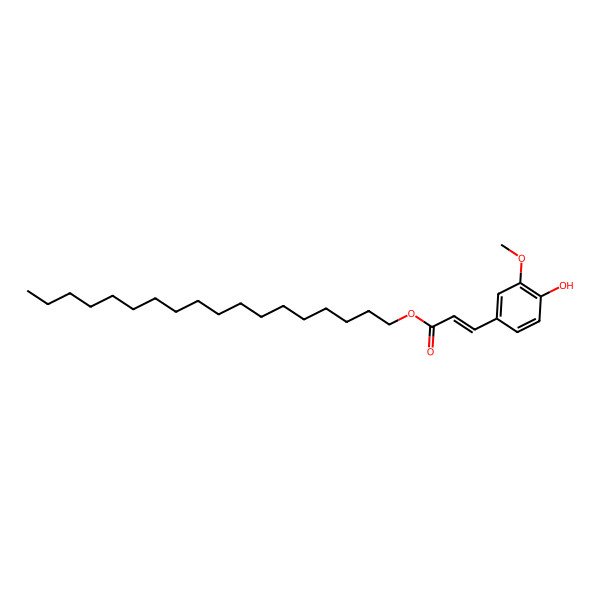 2D Structure of cis-Octadecyl ferulate