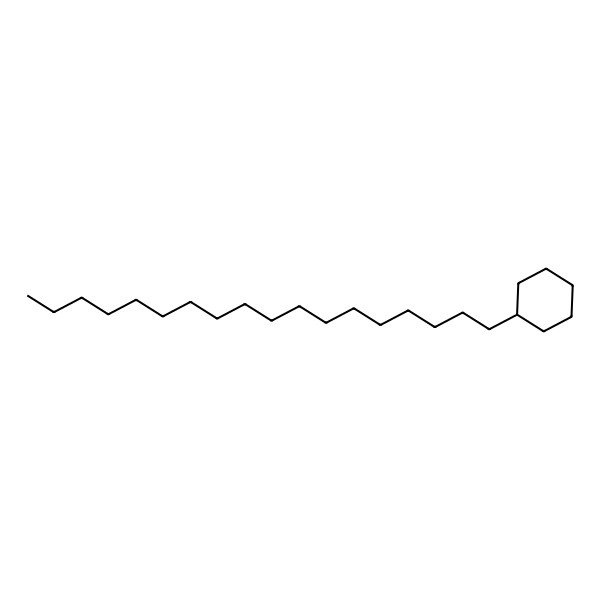 2D Structure of 1-Cyclohexyloctadecane
