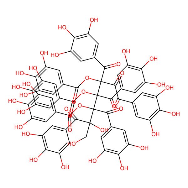 2D Structure of Octagalloylglucose