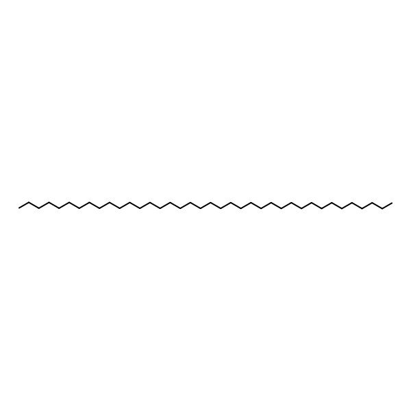 2D Structure of Octatriacontane