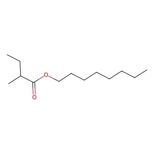 2D Structure of octyl (2R)-2-methylbutanoate