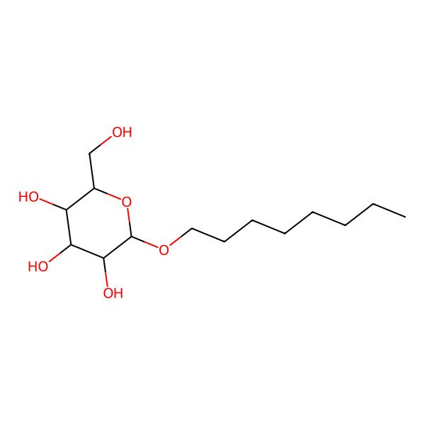 2D Structure of Octyl glucoside 2D Structure of Octyl glucoside