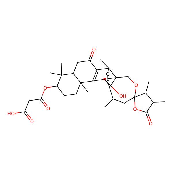 2D Structure of Officimalonic acid C