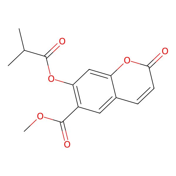 2D Structure of Officinalin isobutyrate