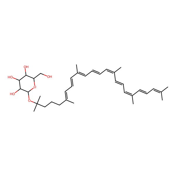 2D Structure of OH-Diaponeurosporene glucoside ester