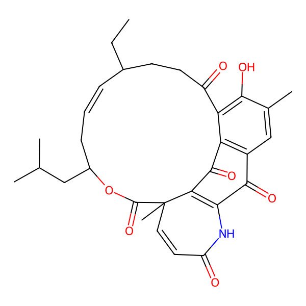 2D Structure of Olimycin A