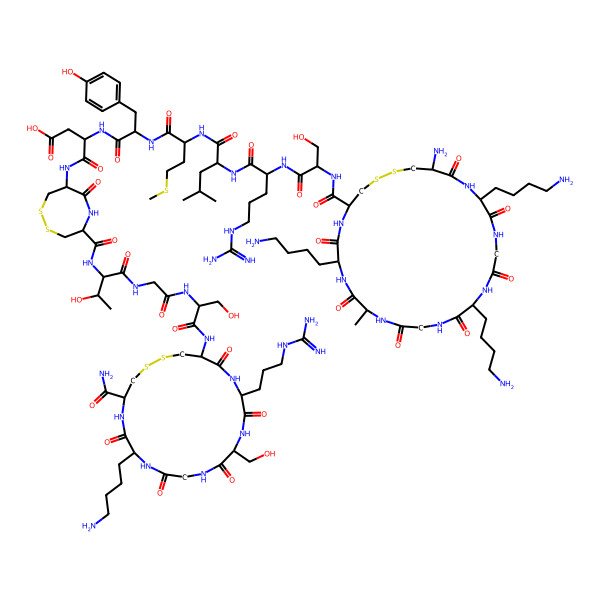 2D Structure of omega-Conotoxin