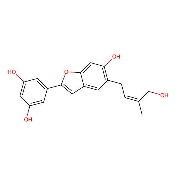 2D Structure of omega-Hydroxymoracin N