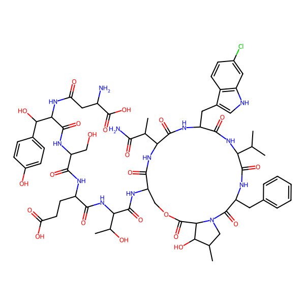 2D Structure of Omnipeptin