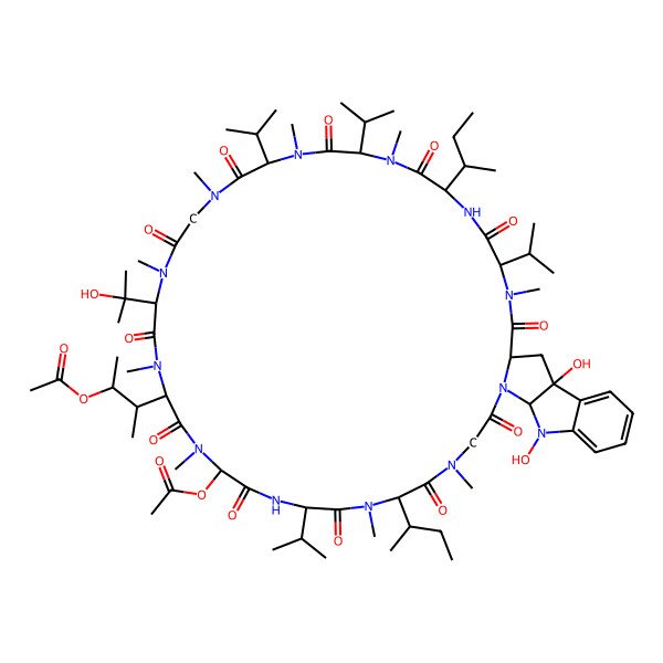 2D Structure of Omphalotin H