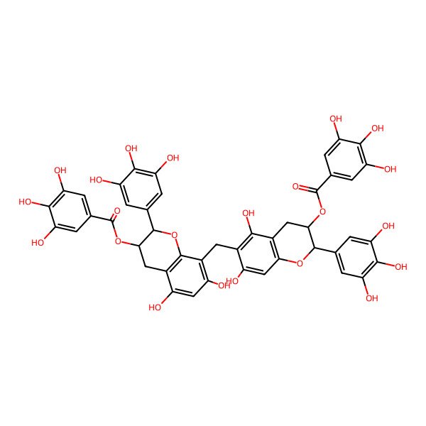 2D Structure of Oolonghomobisflavan B 2D Structure of Oolonghomobisflavan B