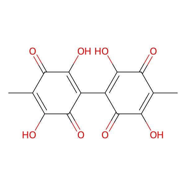 2D Structure of Oosporein