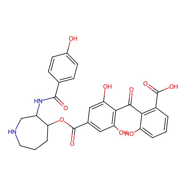 2D Structure of rac-Balanol