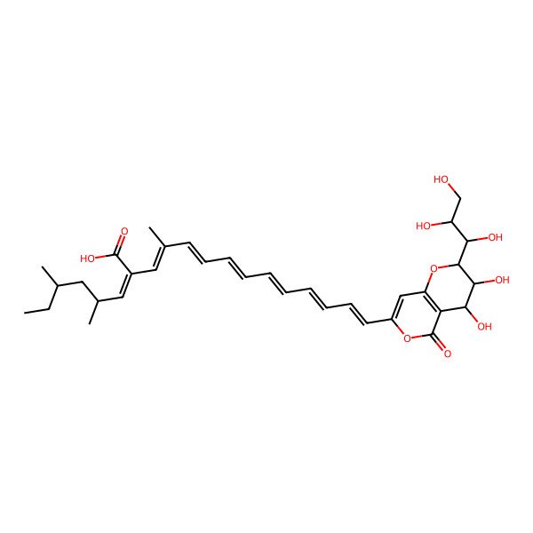2D Structure of Orevactaene