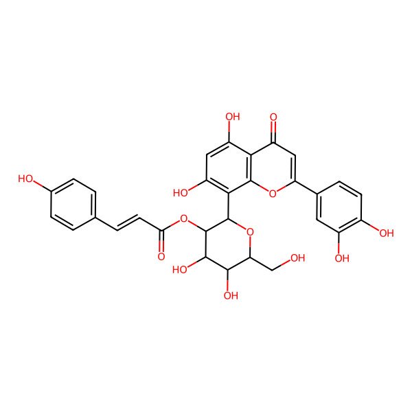 2D Structure of Orientin-2'-O-p-trans-coumarate
