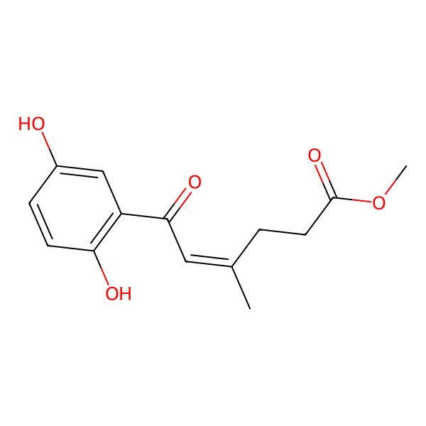 2D Structure of Orirubenone F