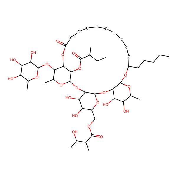 2D Structure of Orizabin Vii