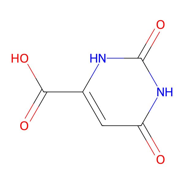 2D Structure of Orotic acid