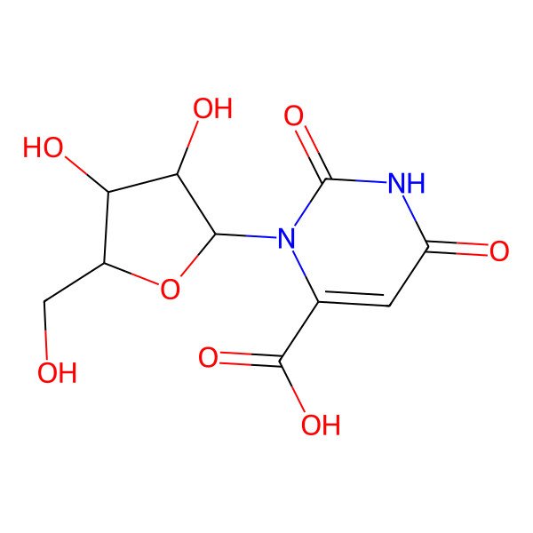 2D Structure of Orotidine