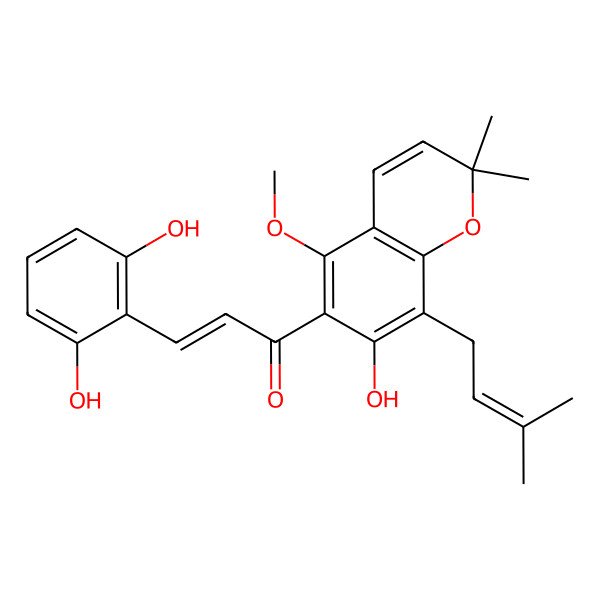 2D Structure of Orotinichalcone