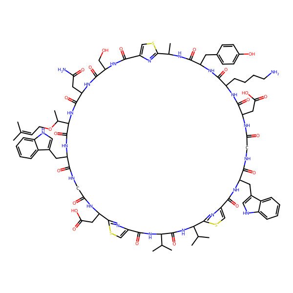 2D Structure of Oscillacyclamide A