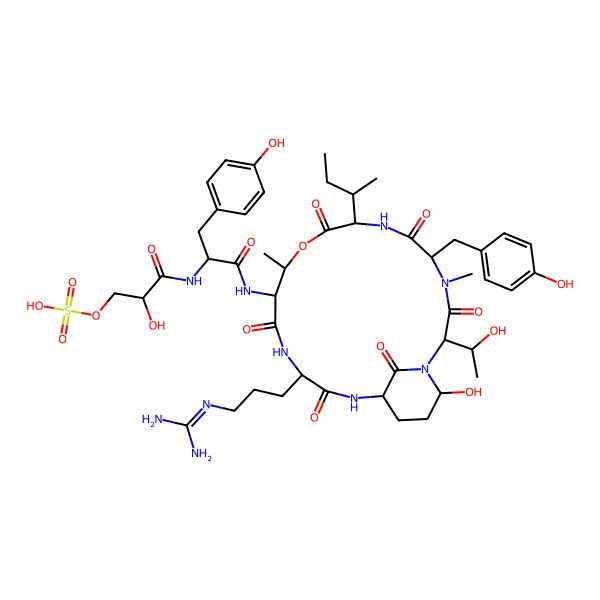 2D Structure of Oscillapeptin J