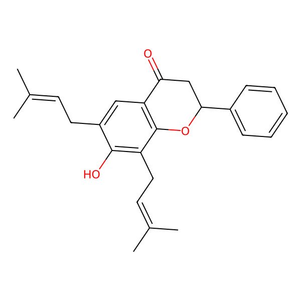 2D Structure of Ovaliflavanone A
