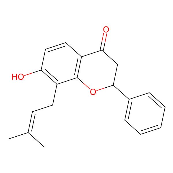 2D Structure of Ovaliflavanone B