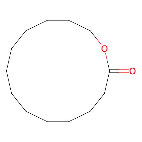 2D Structure of Oxacyclotetradecan-2-one