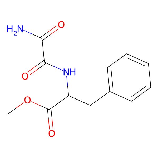 2D Structure of oxalamido-L-phenylalanine methyl ester