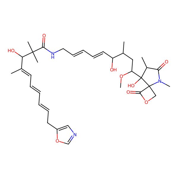 2D Structure of Oxalomycin B