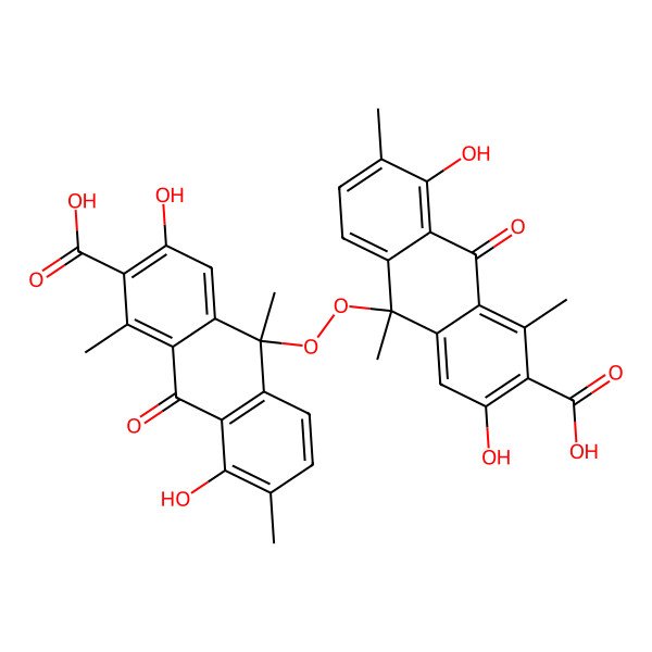 2D Structure of (+)-Oxanthromicin