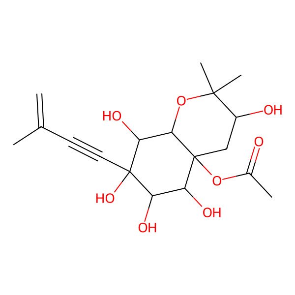 2D Structure of Oxirapentyn I
