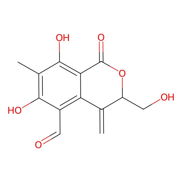 2D Structure of Oxopestalochromane