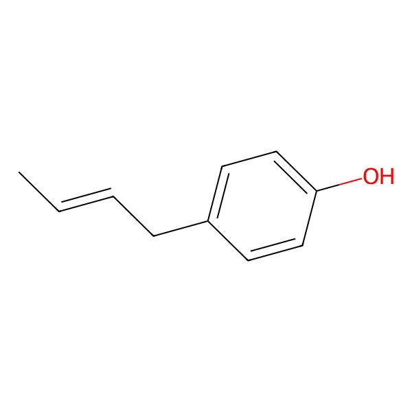 2D Structure of p-2-Butenylphenol