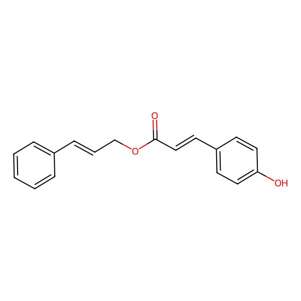 2D Structure of p-Coumaric acid cinnamyl ester