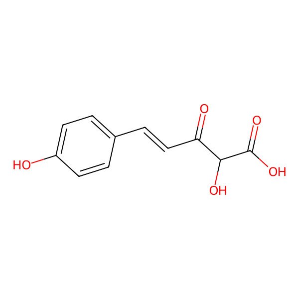 2D Structure of p-Coumaroyl glycolic acid