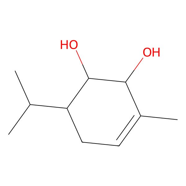 2D Structure of p-Menth-1-ene-5,6-diol