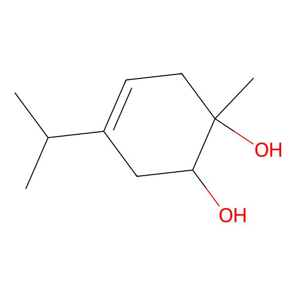 2D Structure of p-Mentha-4-en-1,2-diol