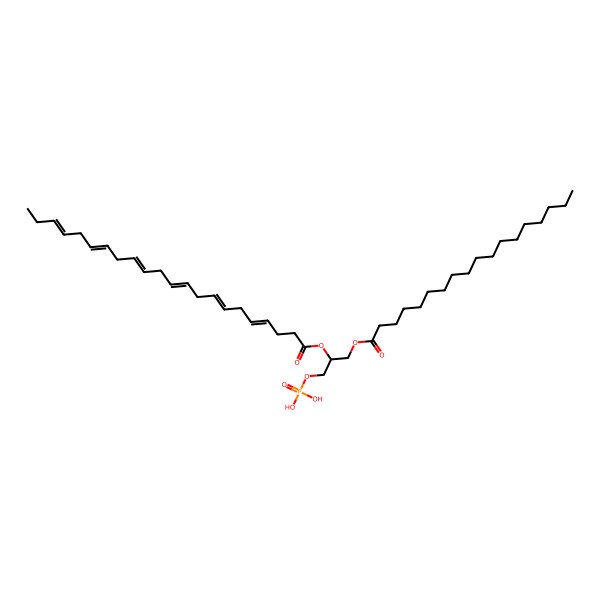 2D Structure of PA(18:0/22:6(4Z,7Z,10Z,13Z,16Z,19Z)) 2D Structure of PA(18:0/22:6(4Z,7Z,10Z,13Z,16Z,19Z))