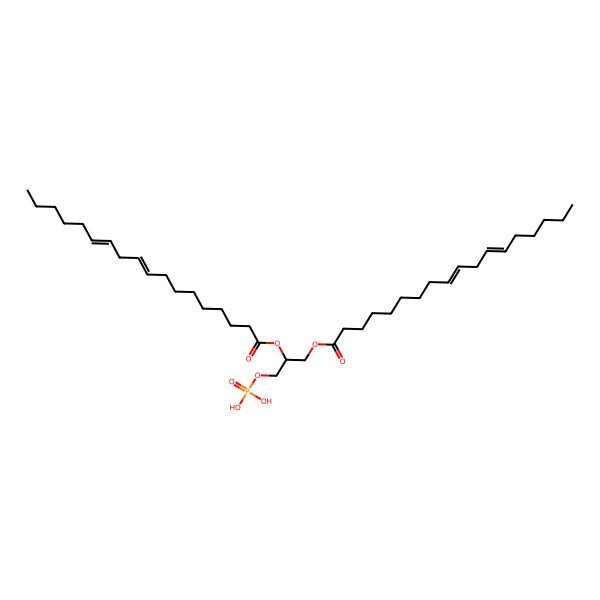 2D Structure of PA(18:2(9Z,12Z)/18:2(9Z,12Z))