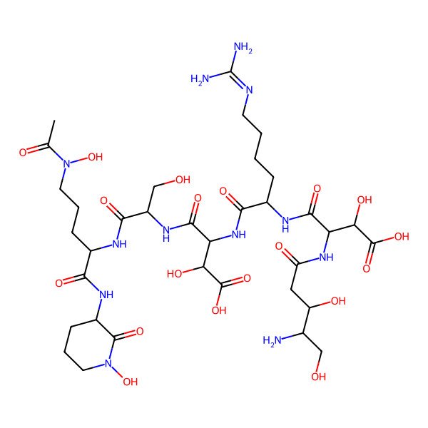 2D Structure of Pacifibactin-Ser