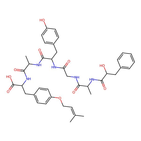 2D Structure of paecilodepsipeptide B