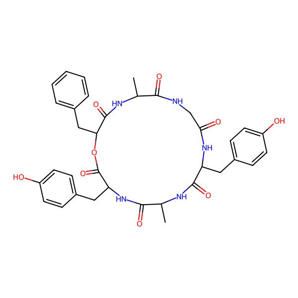 2D Structure of Paecilodepsipeptide D