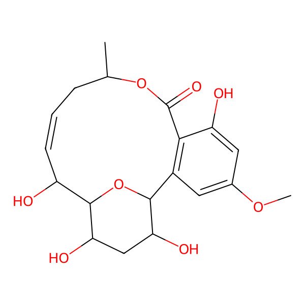 2D Structure of Paecilomycin B