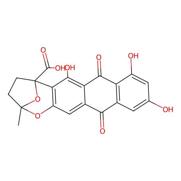 2D Structure of Paeciloquinone F