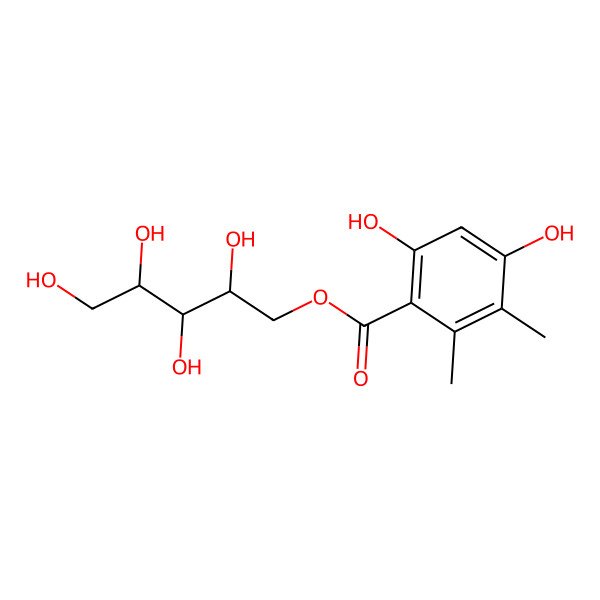 2D Structure of Paeciloside A