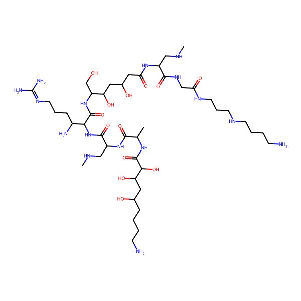 2D Structure of Paenilamicin B1