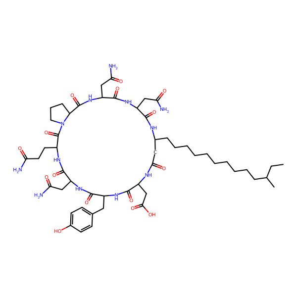 2D Structure of Paenilarvin B