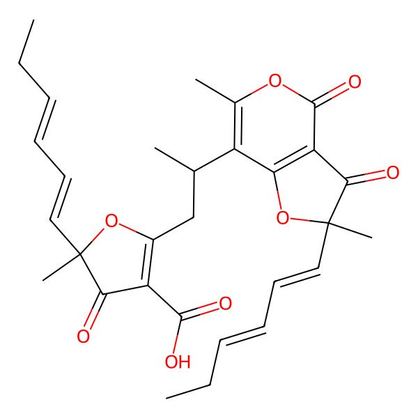 2D Structure of Pafuranone B